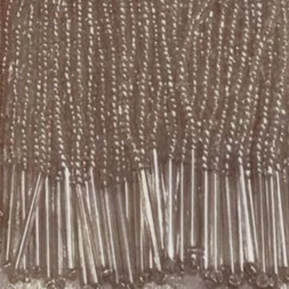 NEW* Vanessa Mooney Knot Tassel Drop Earrings Silver Color $70 - Picture 3 of 3